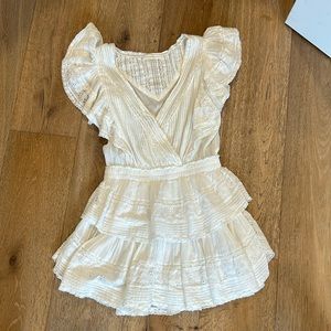 White love shack, fancy dress size medium